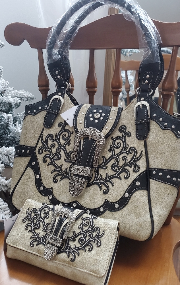 NEW Cowgirl Purse & Matching Wallet